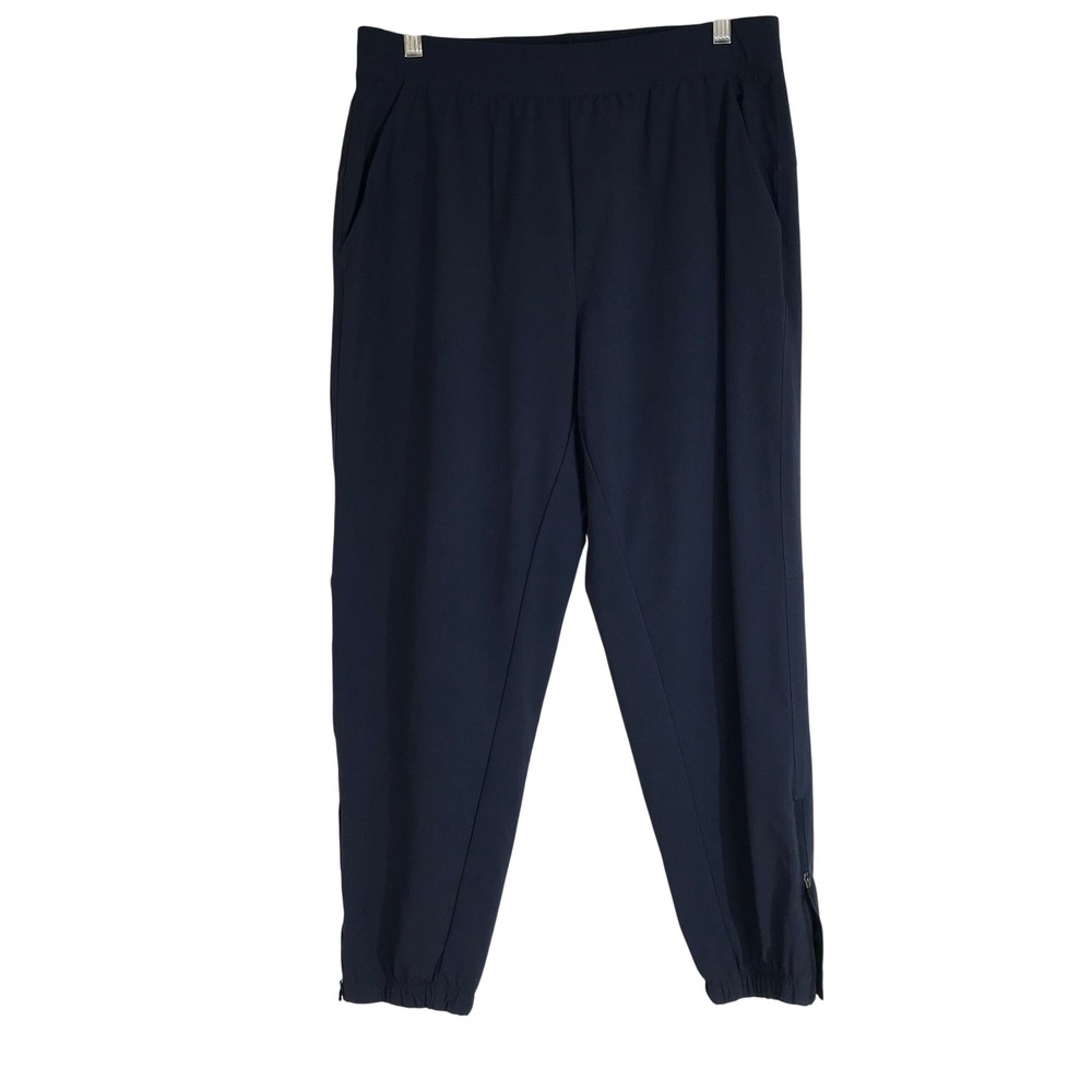 Public Rec All Day Every Day Jogger Men 32/28 Navy Tapered Zipper Ankle Pant